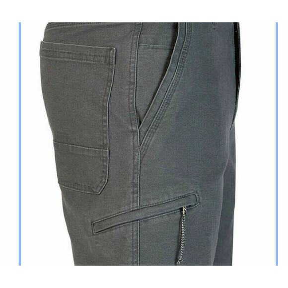 NWT Weatherproof Vintage Men’s Trevorland Flex Utility Canvas Pant gray 40x32 - Picture 3 of 4